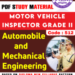 MOTOR VEHICLE INSPECTOR (512) (New Syllabus-ENGLISH MEDIUM)