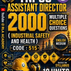 TNPSC ASSISTANT DIRECTOR OF INDUSTRIAL SAFETY AND HEALTH MCQ TEST SERIES (CODE-515)