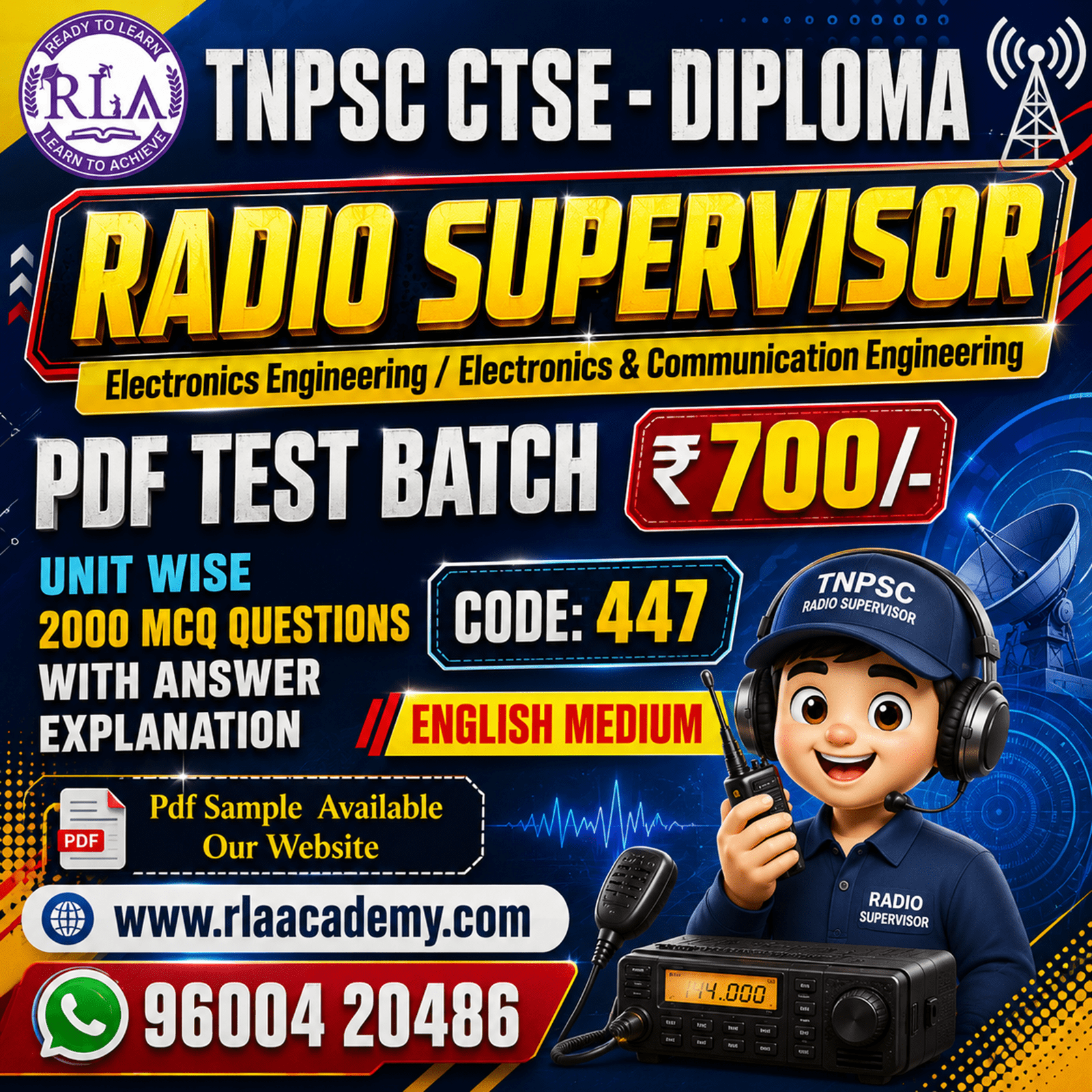 RADIO SUPERVISOR (447) TEST SERIES